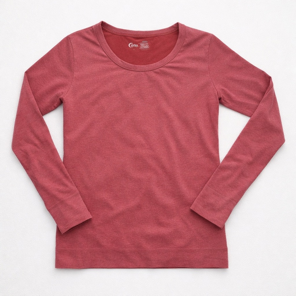 AS-IS Red Heather Performance Long Sleeve (M)